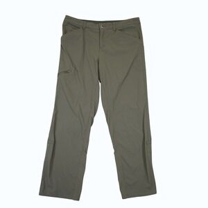 Patagonia Quandary Pants Women 12 34x29 Gray Hiking Technical Outdoor Stretch
